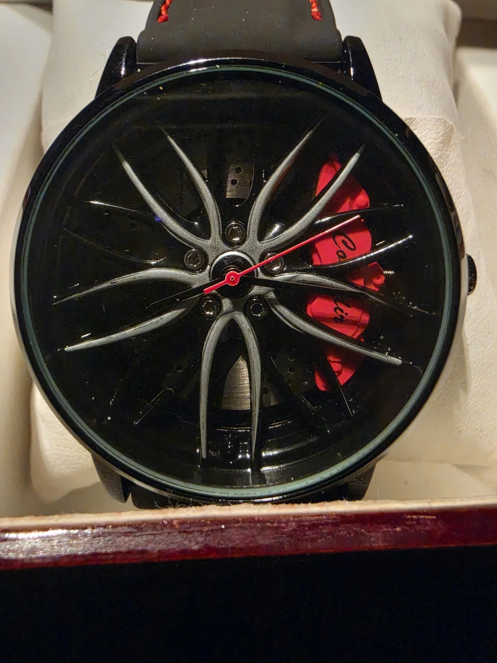 Black Men's Sport Watch - Sleek Black Finish